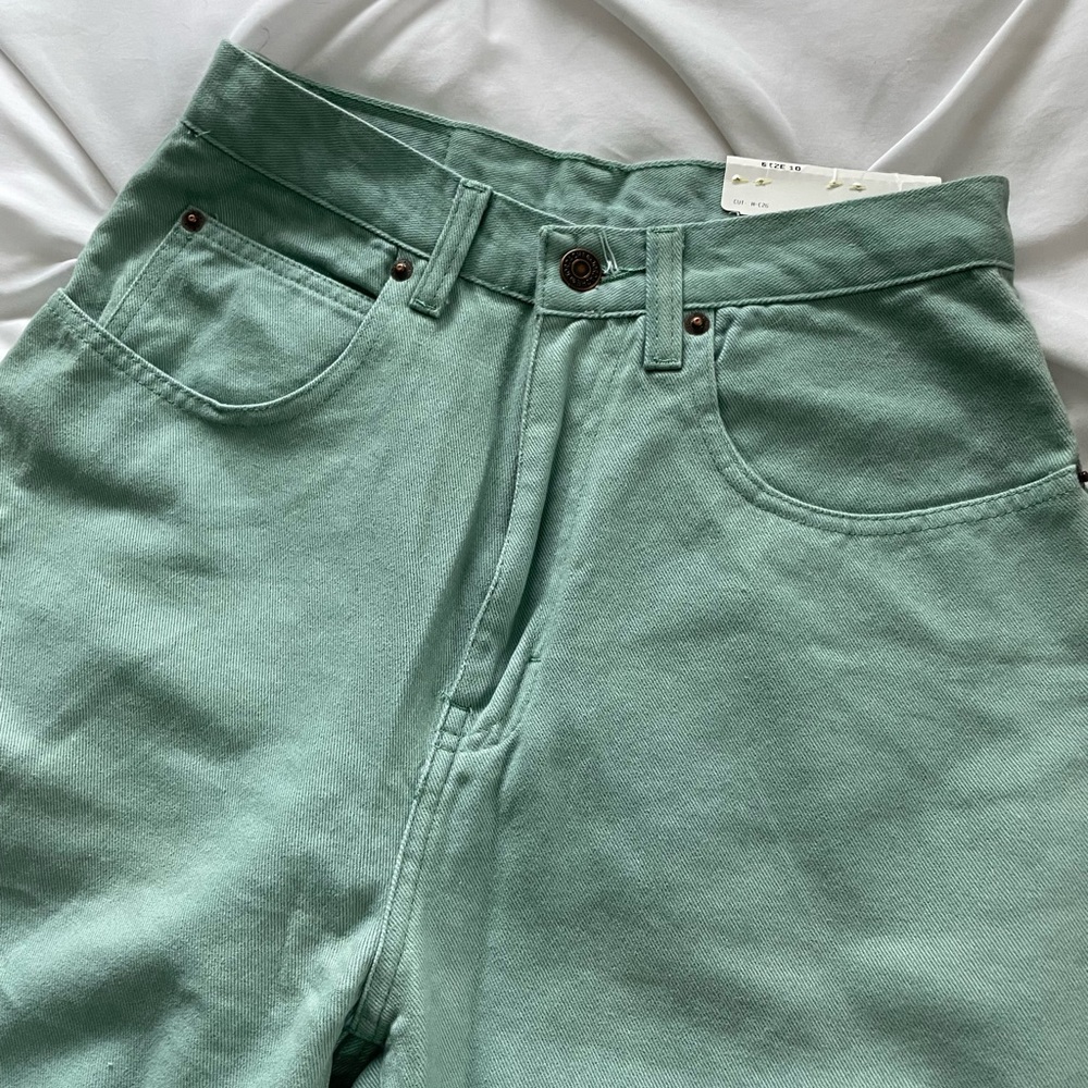 Vintage Deadstock 90’s Jordache Mint Green Jeans